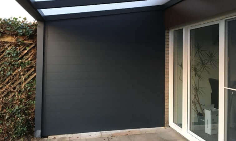Veranda solid privacy side walls