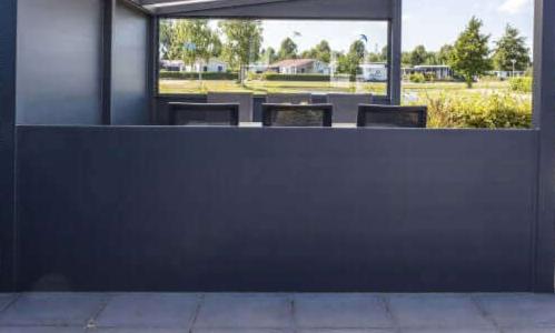 Veranda solid privacy side walls