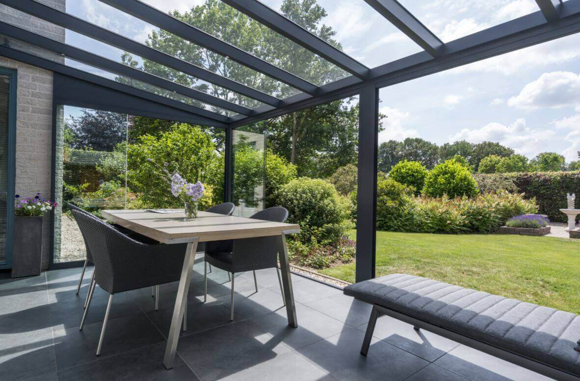 Pigato Veranda affordable luxury in grey aluminium