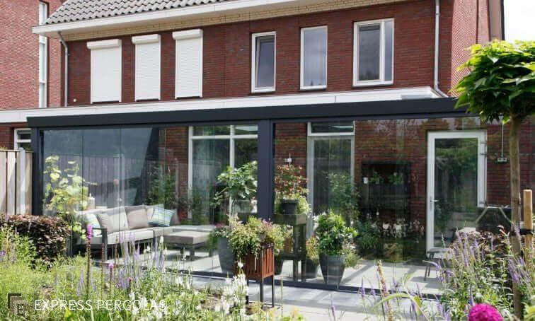 Giallo contemporary Veranda Glass Room