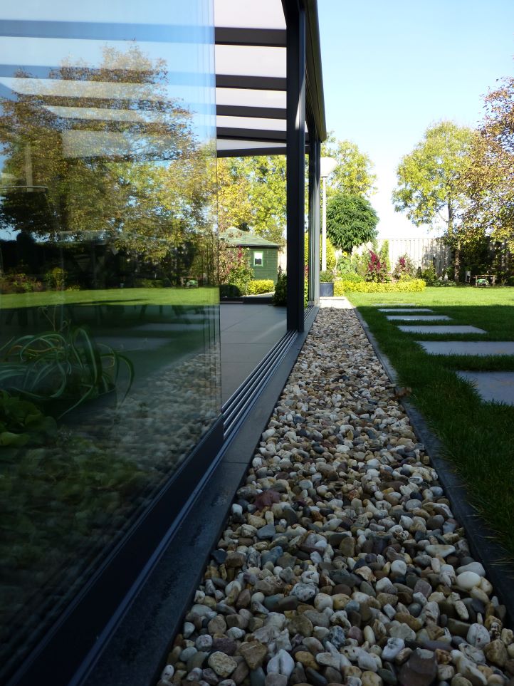 Glass Rooms with sliding glass walls