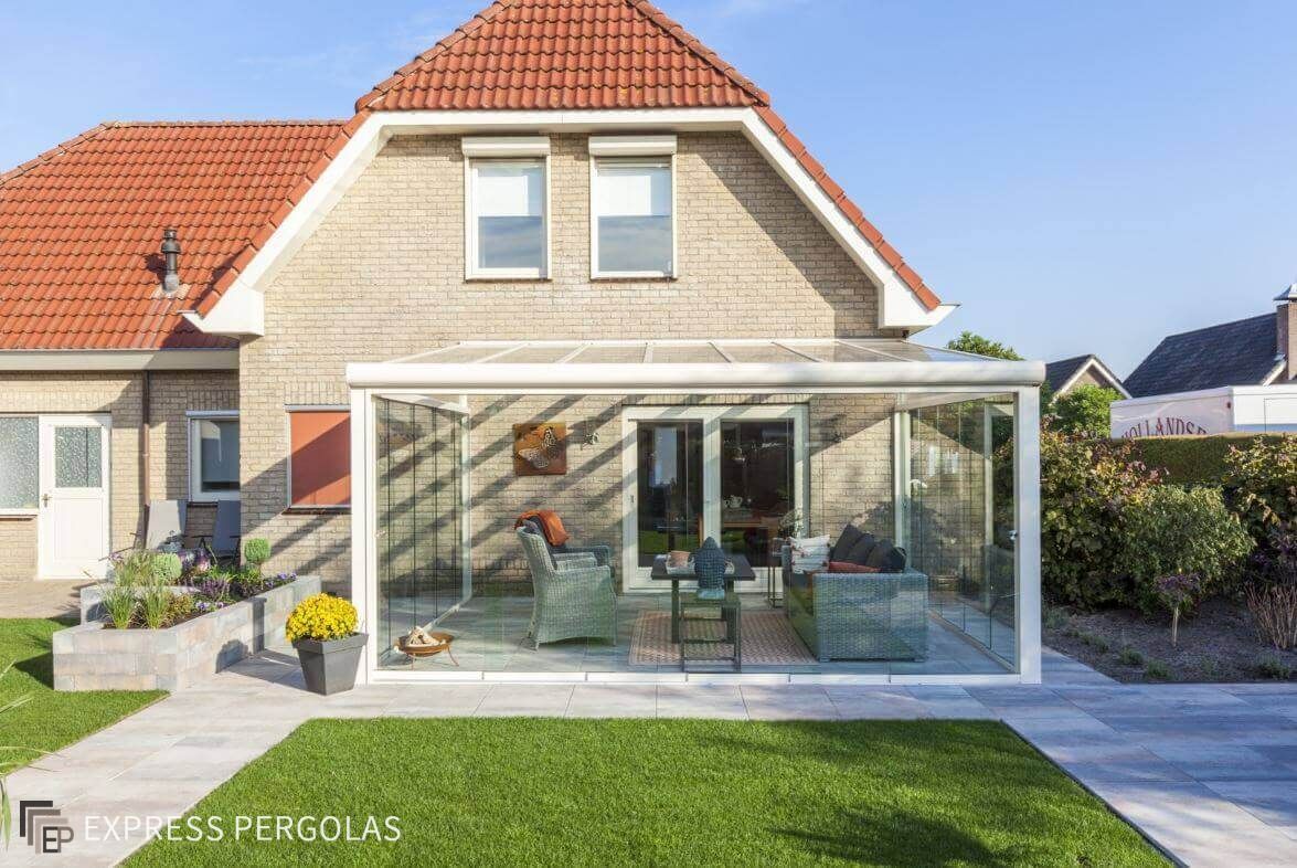 Pigato Veranda Glass Room in white