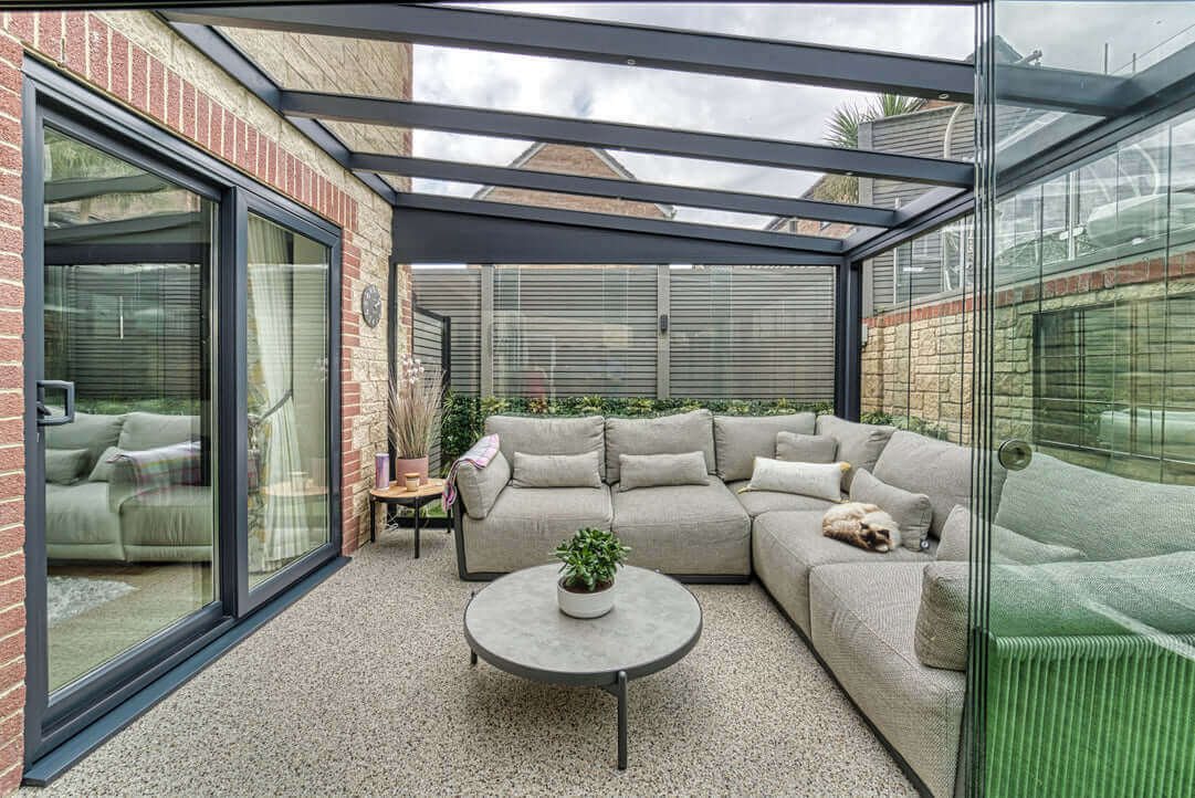 Pigato modern Veranda Glass Room - affordable luxury
