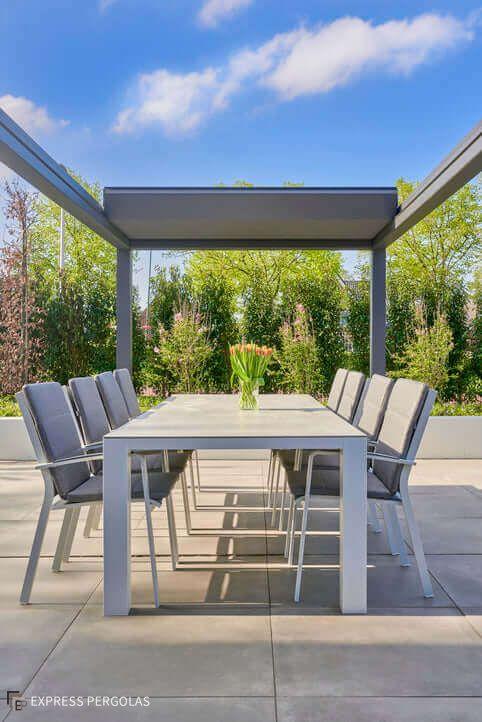 Pinela Deluxe - The Retractable Roof Garden Pergola