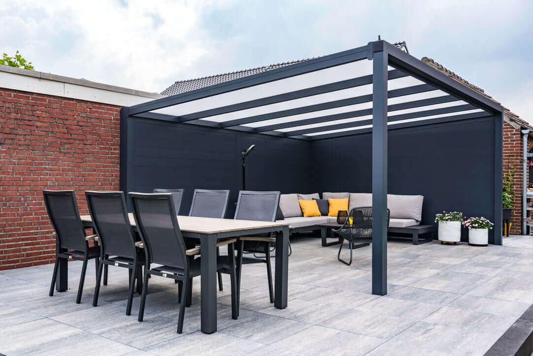 Ribollo Aluminium Veranda for anywhere in the garden