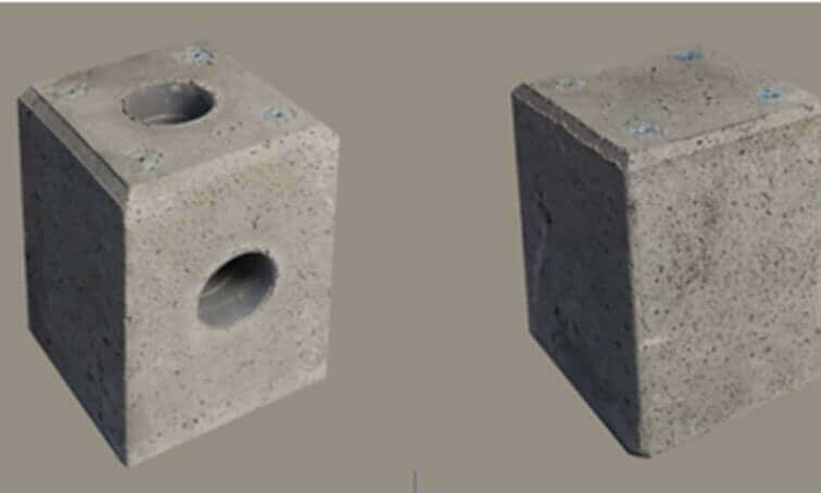 Veranda foundation blocks